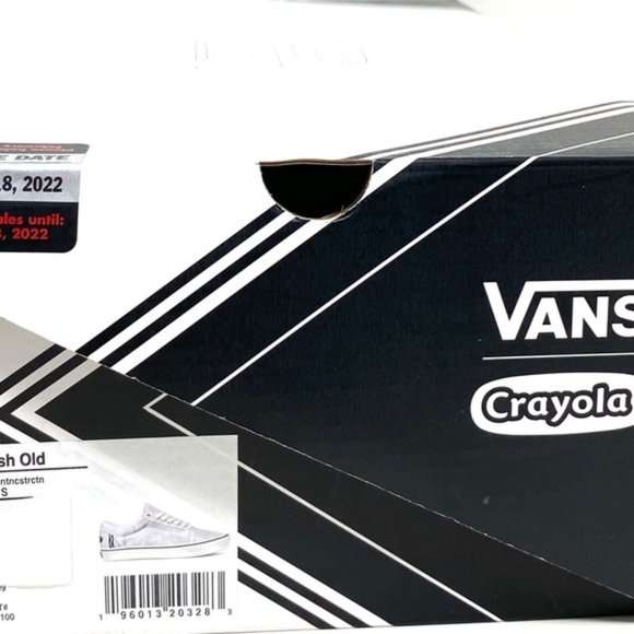 💖MEGA SALE💖VANS Old Skool ComfyCush Crayola White Women Canvas VN0A5DYCB1S - Picture 2 of 11